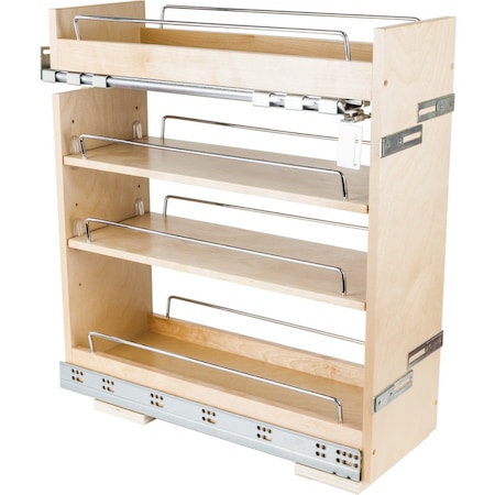 Hardware Resources 8" "No Wiggle" Base Cabinet Soft-close Pullout, Pre-Assembled BPO2-8SC